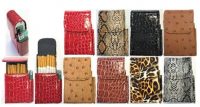 3221N. Animal Designs Leatherette Cigarette Case Dispenser; 100s (12PC)