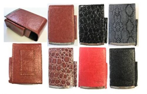 3223. High Quality Leatherette Cigarette Case; 100s (12PC) - Image 2