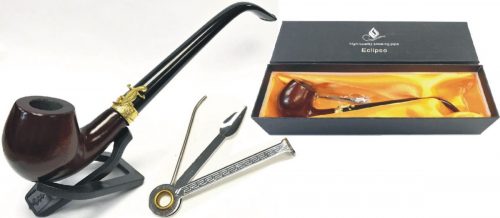 PIPM163 9" Wood Pipe Gift Box & Pipe Tool (12PC) - Image 2