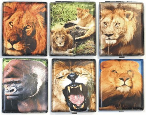 3101L20LION Wrapped Holds 20 Cigarettes 100s Size Wrinkled (12PC) - Image 2