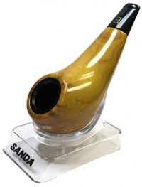PIP102Y. Sanda Tobacco Herb Pipe Yellow Wood High Finish Gift Set (3PC)*
