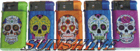 1274WCSK Wide Body Candy Skull Design Electronic Refillable  (30PC)