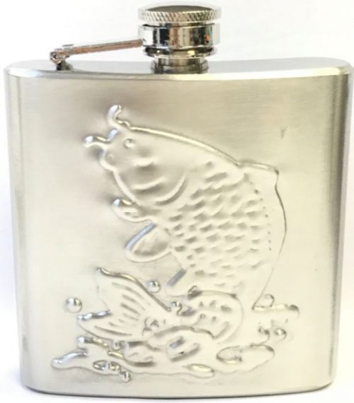 FL305B Stainless 7oz Flask Bass Design (3PC) * - Image 2