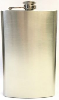 FL7OZ Stainless Steel Flask Holds Up To 7 oz (3PC) *