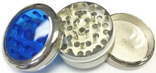 GR3CT Clear Top Metal Grinder Assorted Colors (6PC) - Image 2