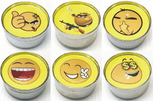 GR3EMOJI Metal Grinder Assorted Emoji Designs (12PC) - Image 2