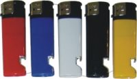 DNESBO Your Information Printed On Assorted Solid Color Electronic Refillable Bottle Opener Lighters (350PC) WDR