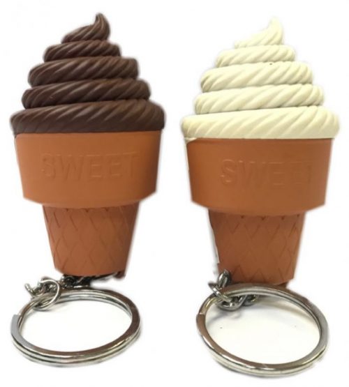 1764 Ice Cream Design W/ Key Chain Regular Flame (16PC) - Image 2