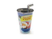 1755 Christmas Cup Design Windproof Jet Flame (12PC)