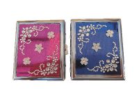 #3101ST20F Studded Flower Designs King Size, Holds 20 Cigarettes (12PC)