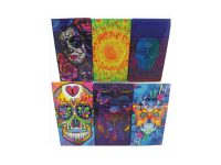 3116M33 Candy Skull Design Holds King Size Cigarettes Push To Open (12PC)
