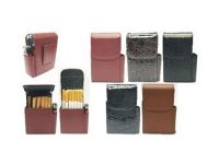3221. Leatherette Cigarette Case Dispenser; 100s (12PC)