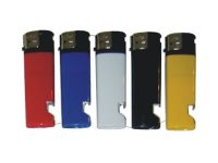 DNESBO Your Information Printed On Assorted Solid Color Electronic Refillable Bottle Opener Lighters (350PC) WDR