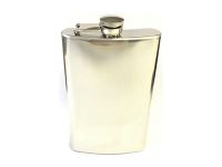 FL8COZ High Shine Stainless Steel Flask Holds Up To 8 oz (3PC) *