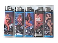 WSEXY Biker Designs Wrapped Disposable Lighter (50PC)