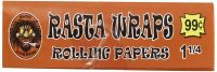 RASTA1.25 1 1/4 Size Rolling Papers 50 Sheets / Book (50PC)