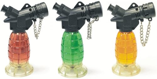 1832 Grenade Design Torch Lighter  (12PC) - Image 2