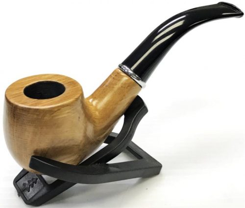 PIP7045 5.25" Wood Pipe Gift Box, Velvet Pouch & Stand (3PC) * - Image 2