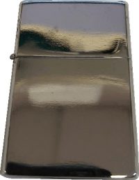 Silver Thin Oil Lighter, Oil2, 12pcs/Tray