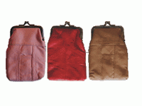 3202SC. Colored Full Leather Cigarette Case; 100s (12PC)