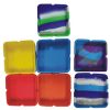 Ash36, Mixed Color Square Silicone Ashtray