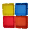 Ash36, Mixed Color Square Silicone Ashtray - Image 5